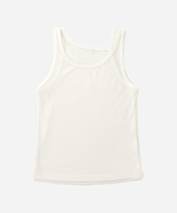 saturdays new york city Lara Double Tank Top White