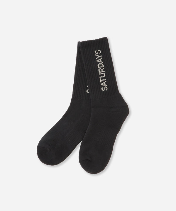 saturdays new york city Logo Sock Black