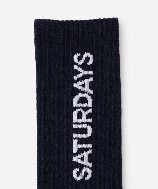 Saturdays New York City Logo Sock Navy