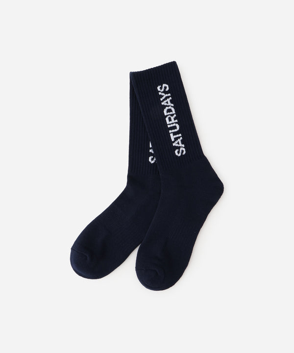 saturdays new york city Logo Sock Navy