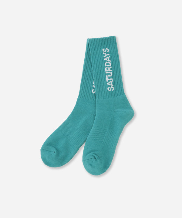 saturdays new york city Logo Sock Turqoise
