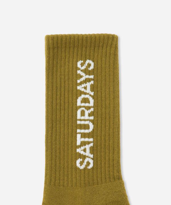 Saturdays New York City Logo Sock Yellow