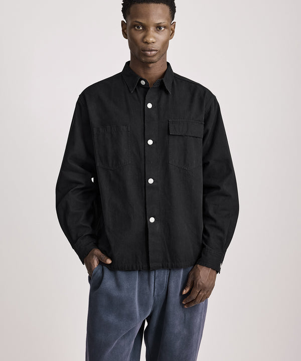 Saturdays New York City Magnus Work Shirt Black