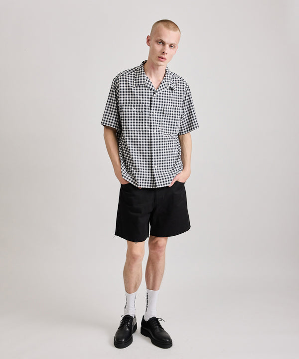 Saturdays New York City Mario Cut Off Shorts Black