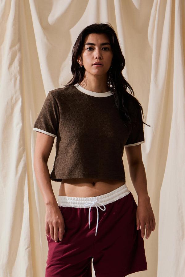 Saturdays New York City Naomi Petit Tee Brown