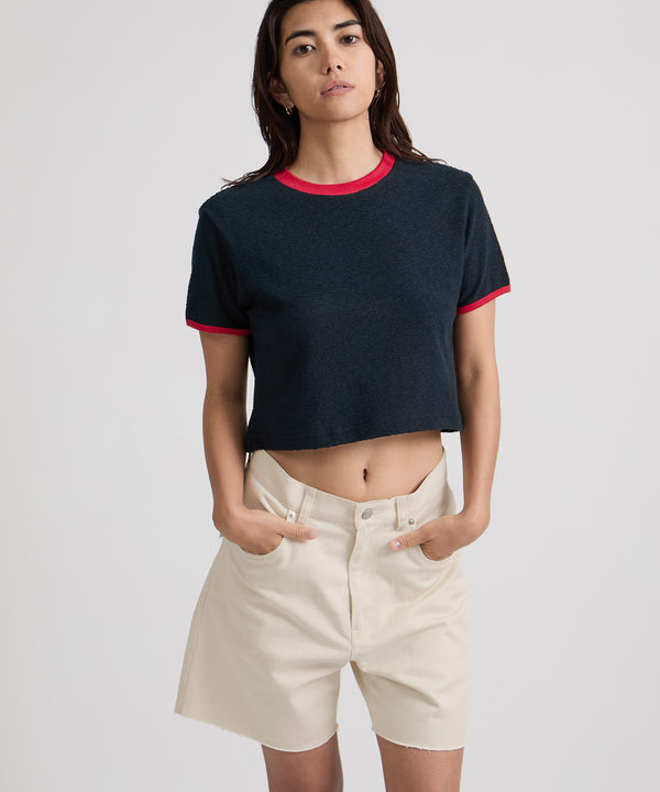 Saturdays New York City Naomi Petit Tee Navy