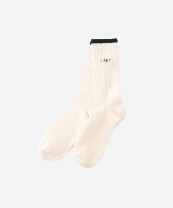 saturdays new york city SNYC Wool Socks Off White