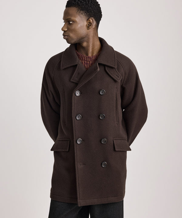 Saturdays New York City Soichi Peacoat Dark Brown