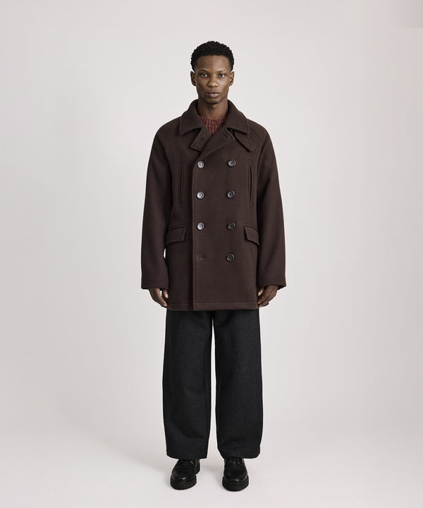 Saturdays New York City Soichi Peacoat Dark Brown