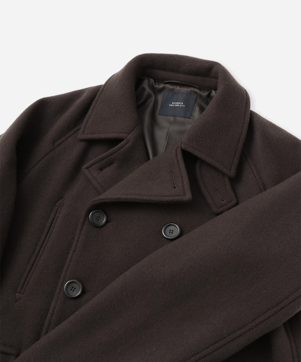 Saturdays New York City Soichi Peacoat Dark Brown
