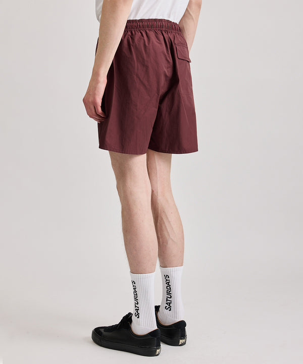 Saturdays New York City Talley Swim Short Burgundy