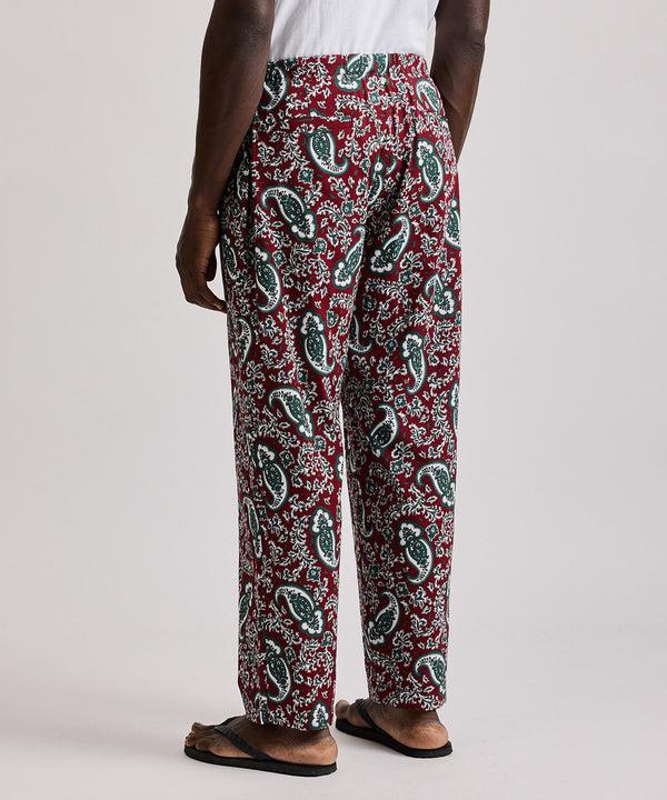 Saturdays New York City Tony Paisley Pants Red