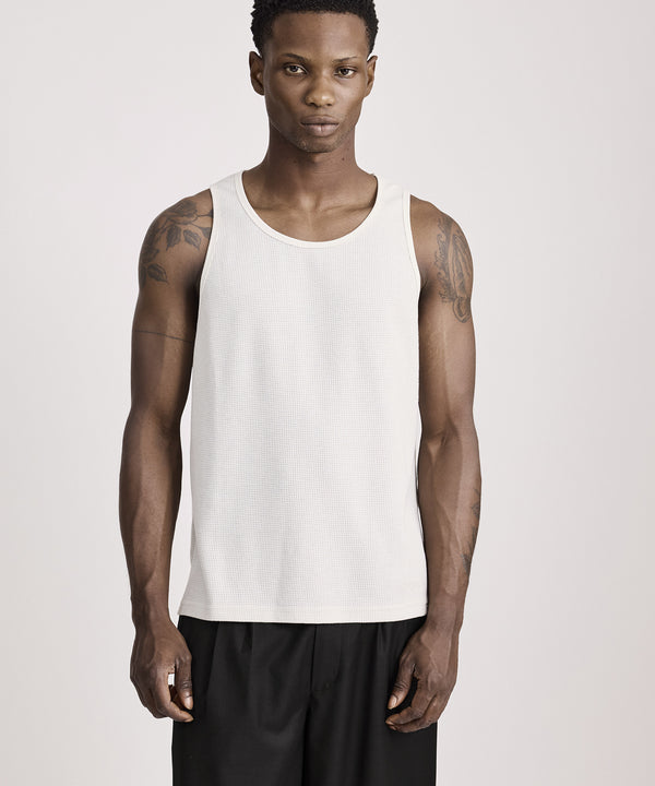 Saturdays New York City Venice Waffle Tank Ivory