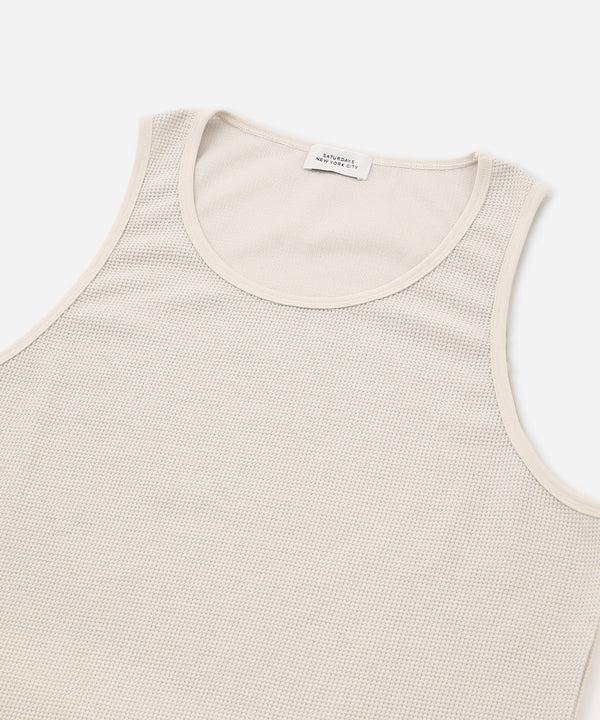 Saturdays New York City Venice Waffle Tank Ivory