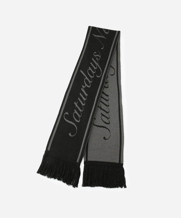 saturdays new york city Saturdays NYC Football Scarf Black