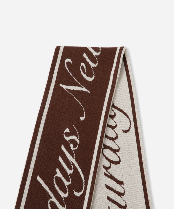 Saturdays New York City Saturdays NYC Football Scarf Wine