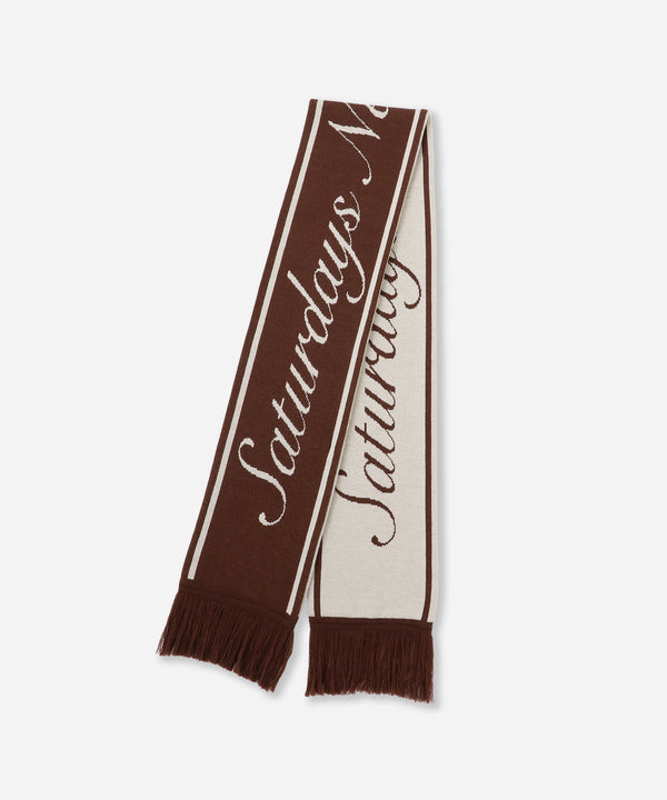 saturdays new york city Saturdays NYC Football Scarf Wine