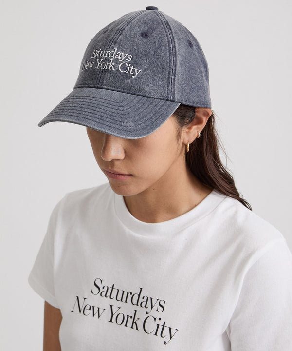 Saturdays New York City Saturdays Pigment Dyed Cap Navy