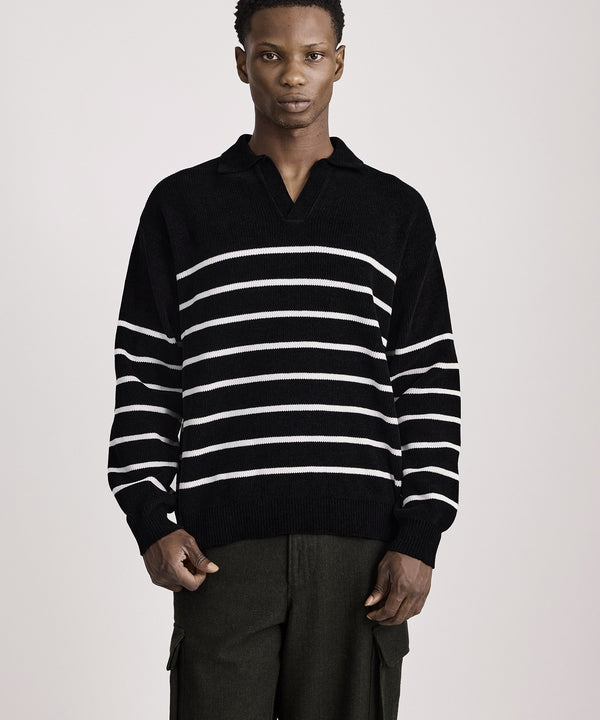 Saturdays New York City Seaport Skipper Sweater Black