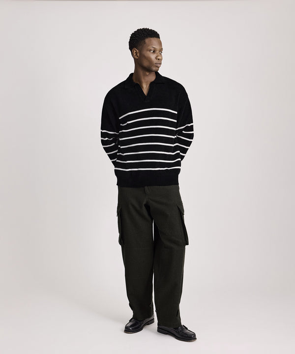 Saturdays New York City Seaport Skipper Sweater Black