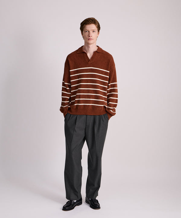 Saturdays New York City Seaport Skipper Sweater Brick