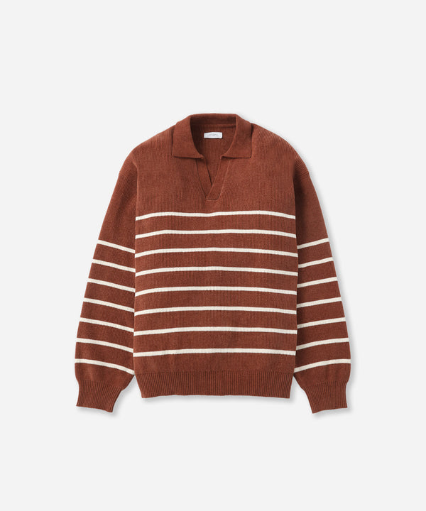 saturdays new york city Seaport Skipper Sweater Brick
