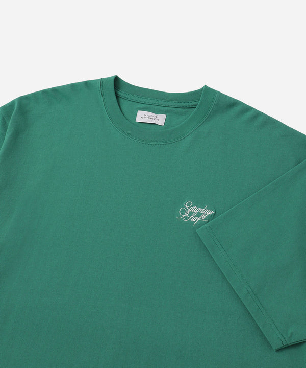 Saturdays New York City Signature Surf Relaxed Short Sleeve Tee Mint Green