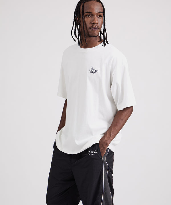 Saturdays New York City Signature Surf Relaxed Short Sleeve Tee White