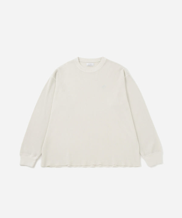 saturdays new york city SNYC Pigment Dyed Waffle Top Ivory