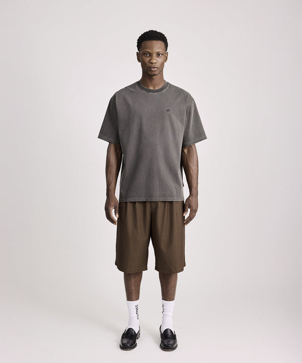 Saturdays New York City SNYC Relaxed Pigment Dyed Short Sleeve Tee Black