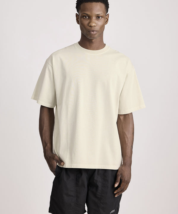 Saturdays New York City SNYC Relaxed Pigment Dyed Short Sleeve Tee Ivory