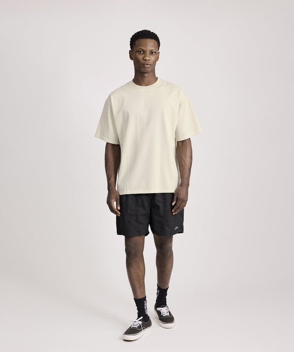 Saturdays New York City SNYC Relaxed Pigment Dyed Short Sleeve Tee Ivory