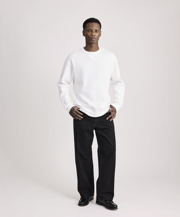 Saturdays New York City SNYC Waffle Relaxed Top Off White
