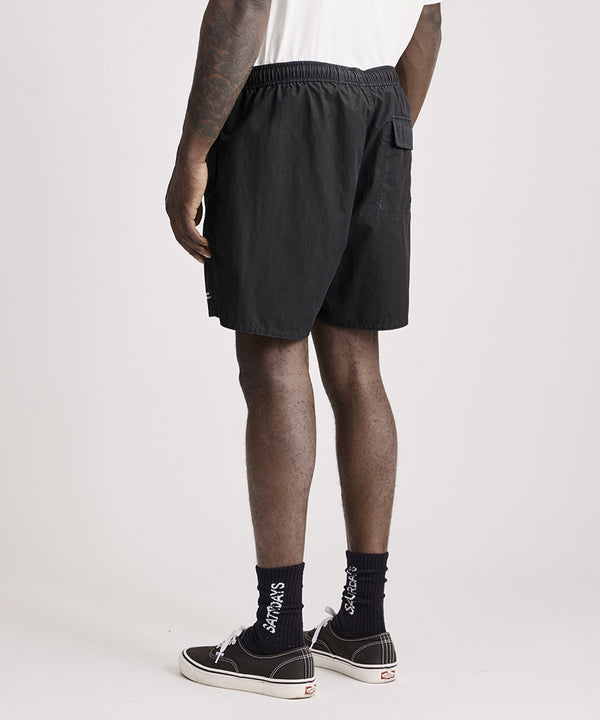 Saturdays New York City Talley Washed Swim Short Charcoal