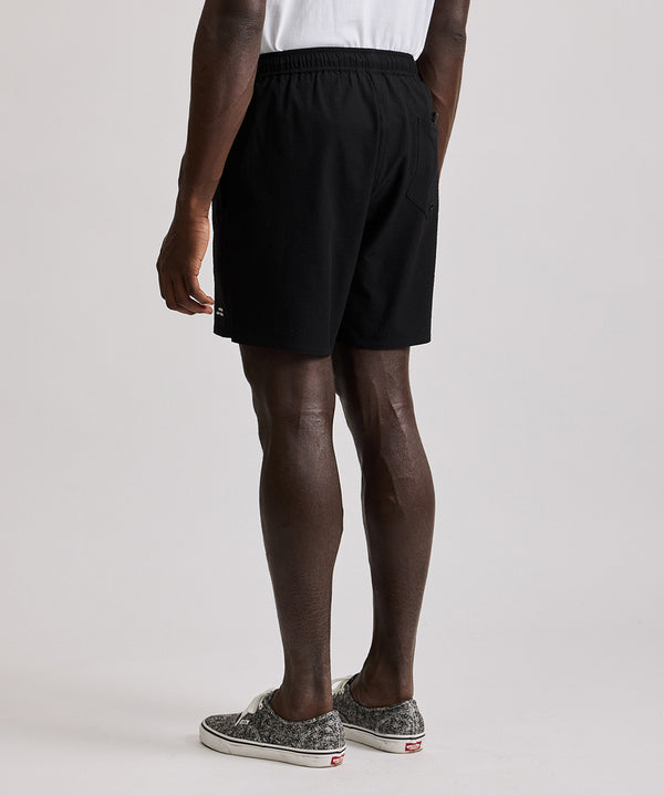 Saturdays New York City Timothy Seersucker Stripe Swim Short Black