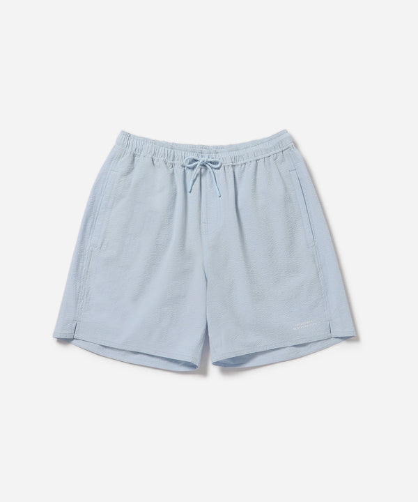 saturdays new york city Timothy Seersucker Stripe Swim Short Sax Blue