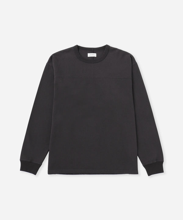 saturdays new york city Varsity Relaxed Long Sleeve Tee Charcoal