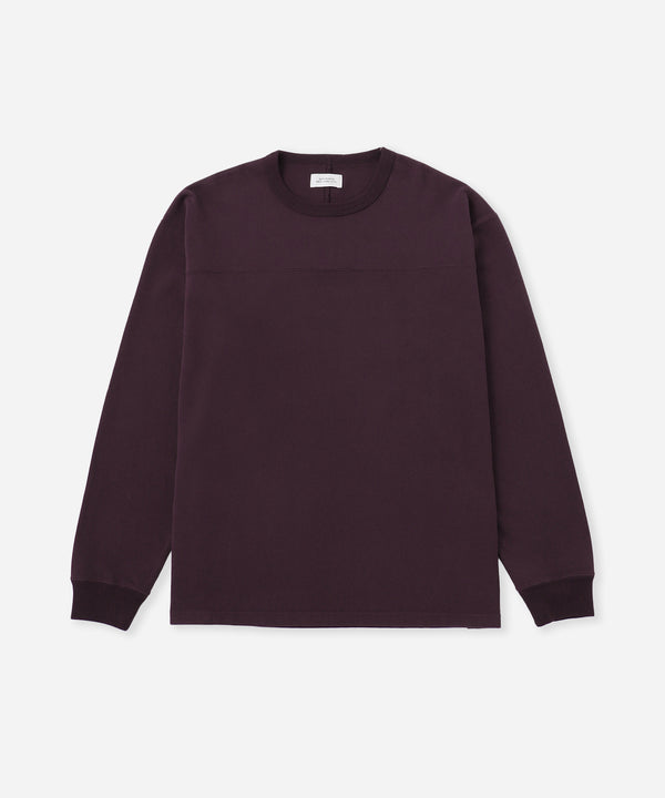 saturdays new york city Varsity Relaxed Long Sleeve Tee Wine
