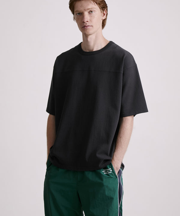 Saturdays New York City Varsity Relaxed Short Sleeve Tee Black