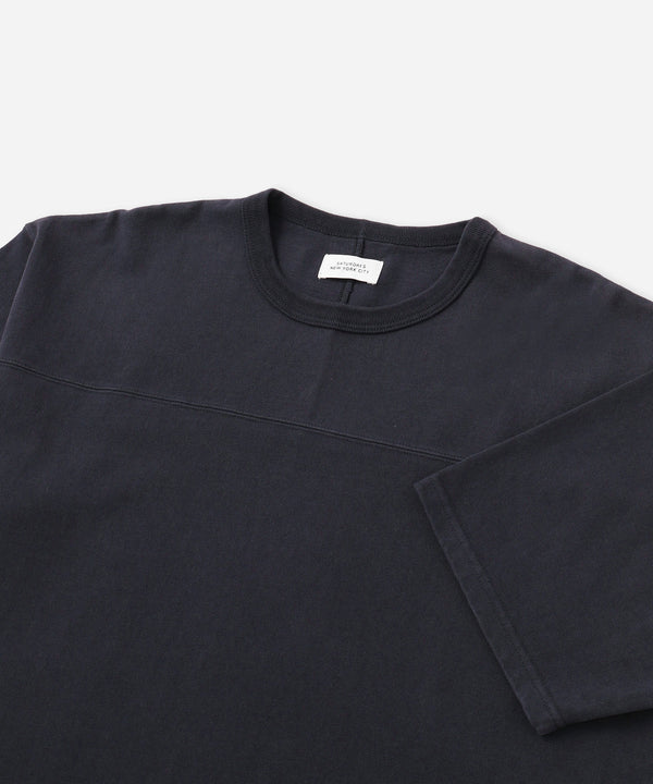 Saturdays New York City Varsity Relaxed Short Sleeve Tee Navy