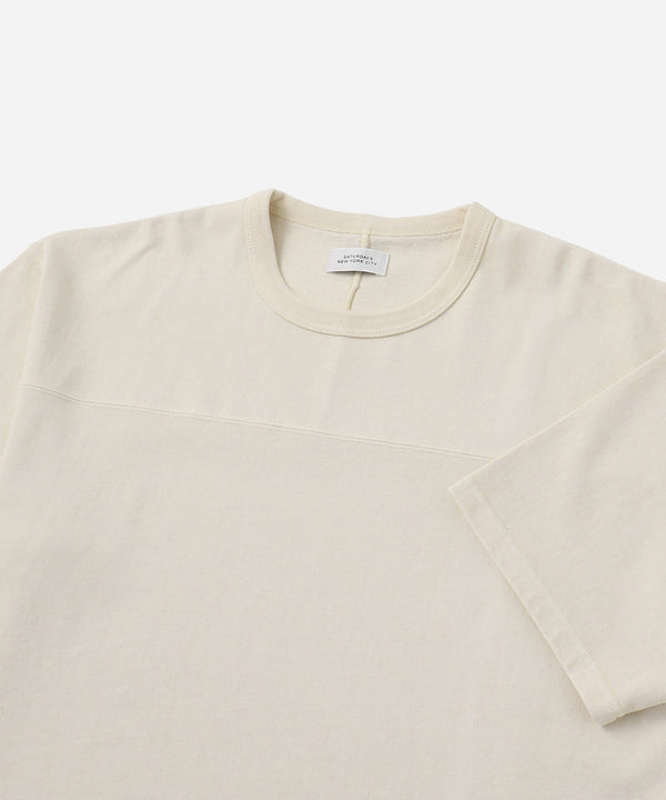 Saturdays New York City Varsity Relaxed Short Sleeve Tee Off White