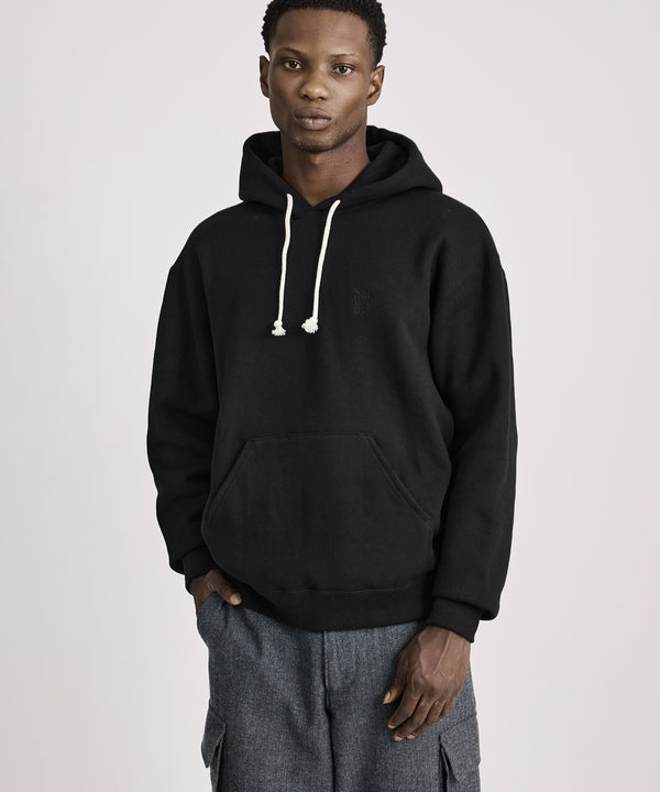 Saturdays New York City Warren Miller Stacked Hoodie Black