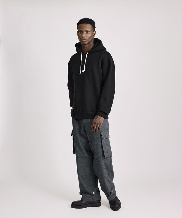 Saturdays New York City Warren Miller Stacked Hoodie Black