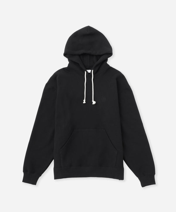 saturdays new york city Warren Miller Stacked Hoodie Black