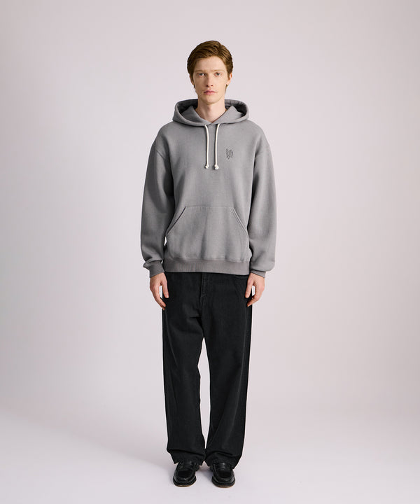 Saturdays New York City Warren Miller Stacked Hoodie Gray