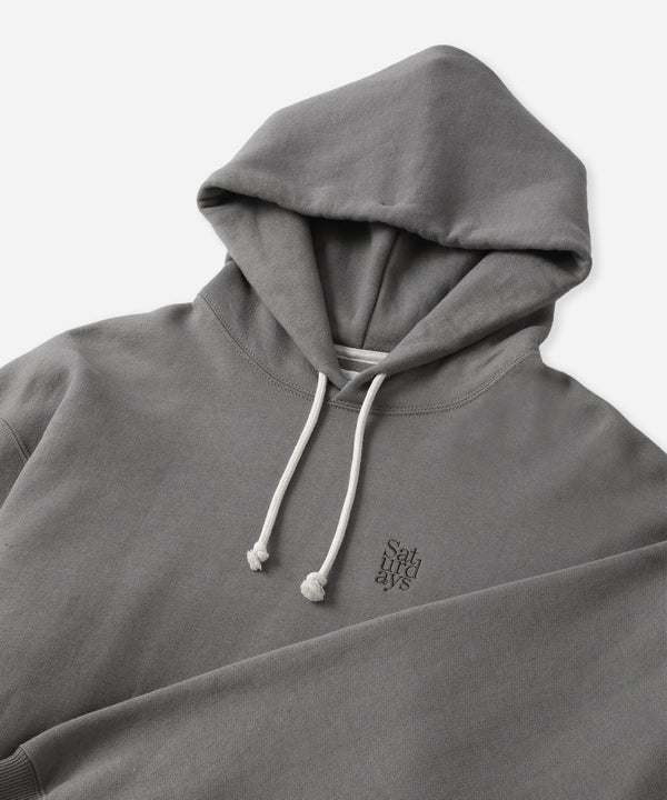 Saturdays New York City Warren Miller Stacked Hoodie Gray