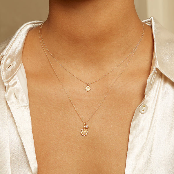 Satya Jewelry Abundant Fortune 14kt Gold Ganesha Necklace