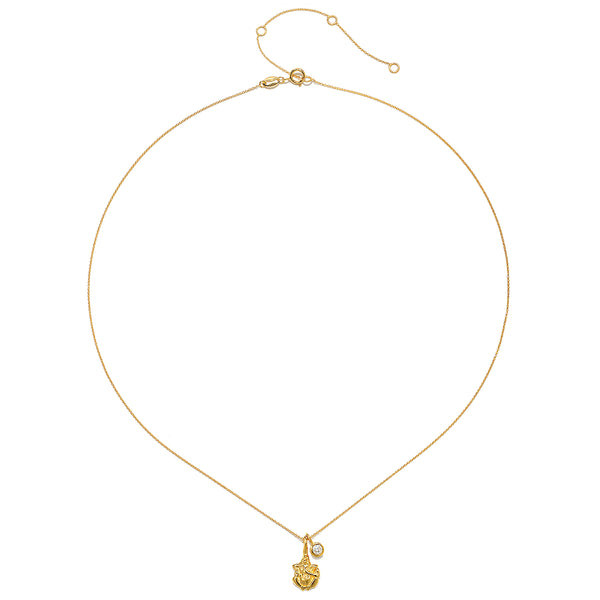Satya Jewelry Abundant Fortune 14kt Gold Ganesha Necklace