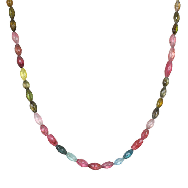 satya jewelry Awaken to Peace 14kt Gold Tourmaline Necklace