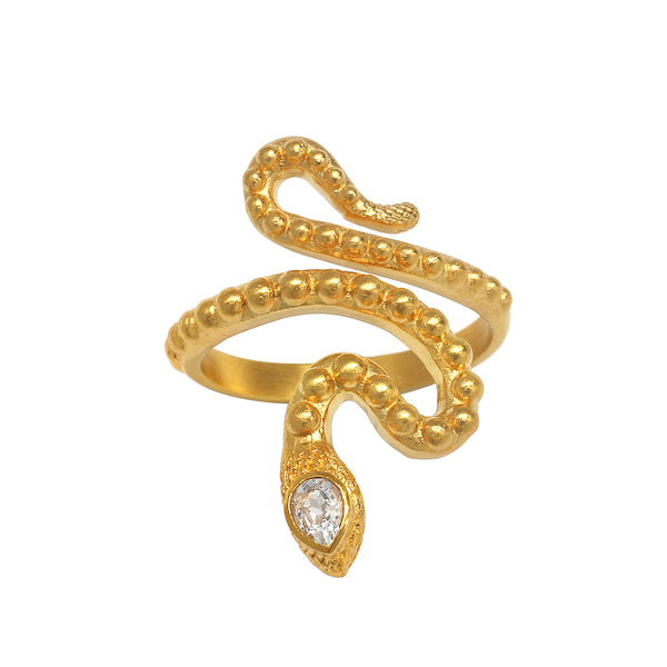 satya jewelry Beauty is Timeless Snake Adjustable Ring